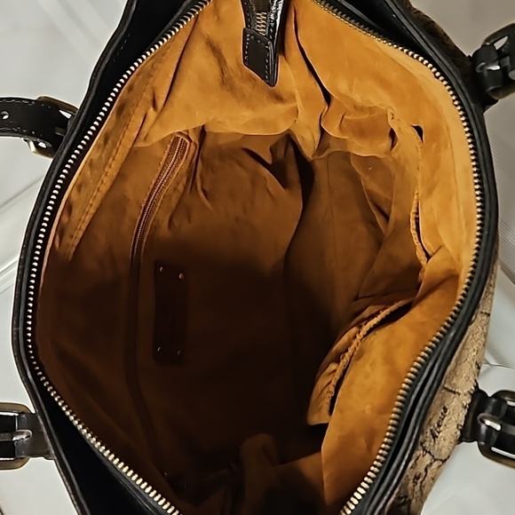 Patricia Nash Large Map Tote Shoulder bag purse - Picture 6 of 12